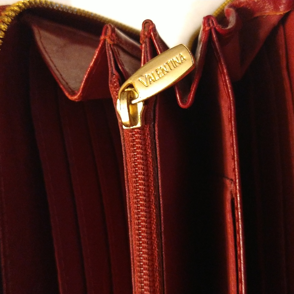 VALENTINA floral leather wallet - Picture 4 of 8